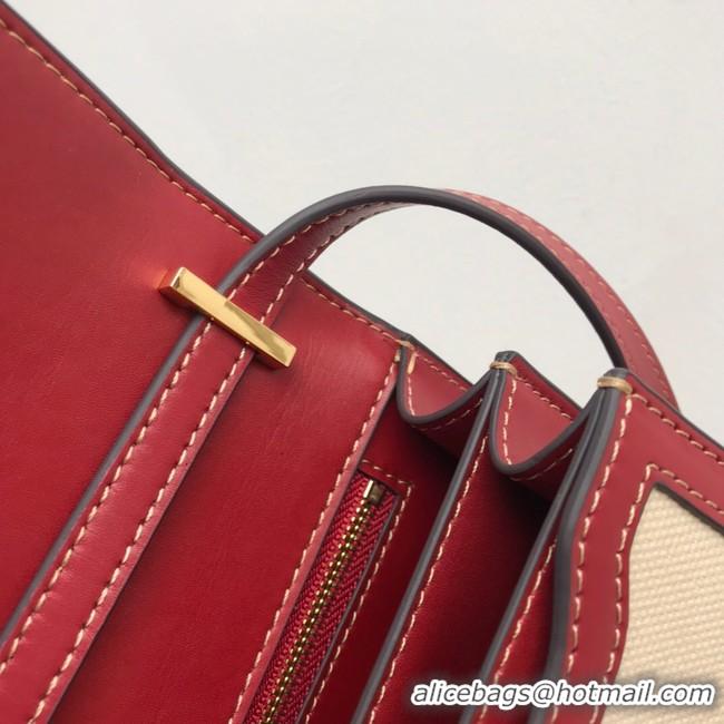 Luxury BurBerry Leather Shoulder Bag 80146 red