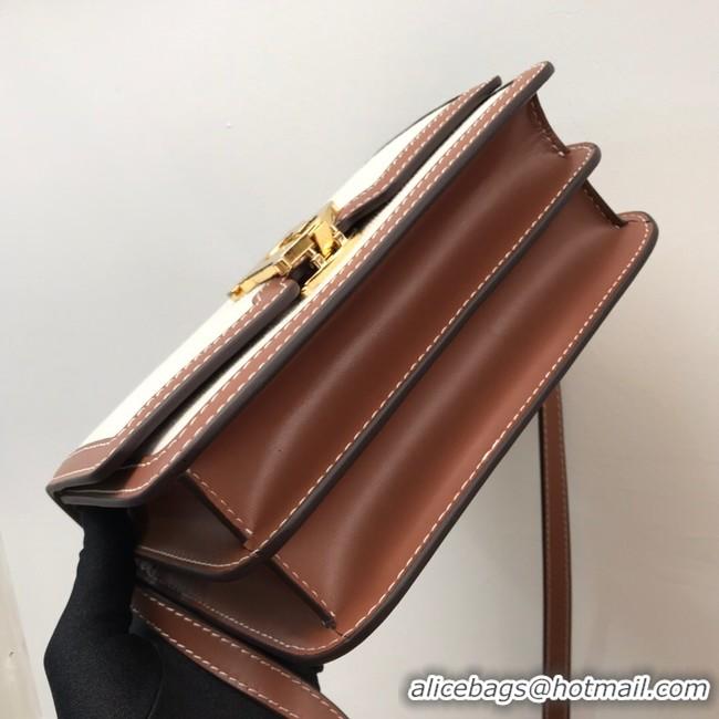 Purchase BurBerry Leather Shoulder Bag 80146 brown