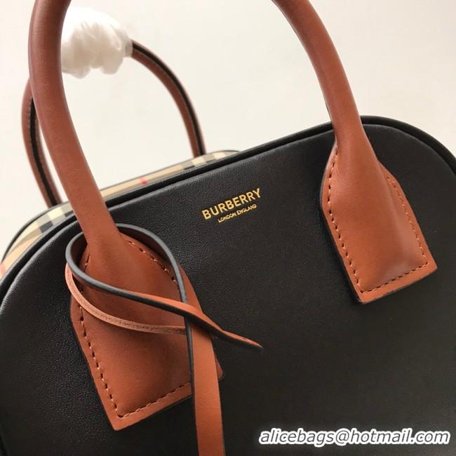 Low Price BurBerry Leather Shoulder Bag 80193 black 