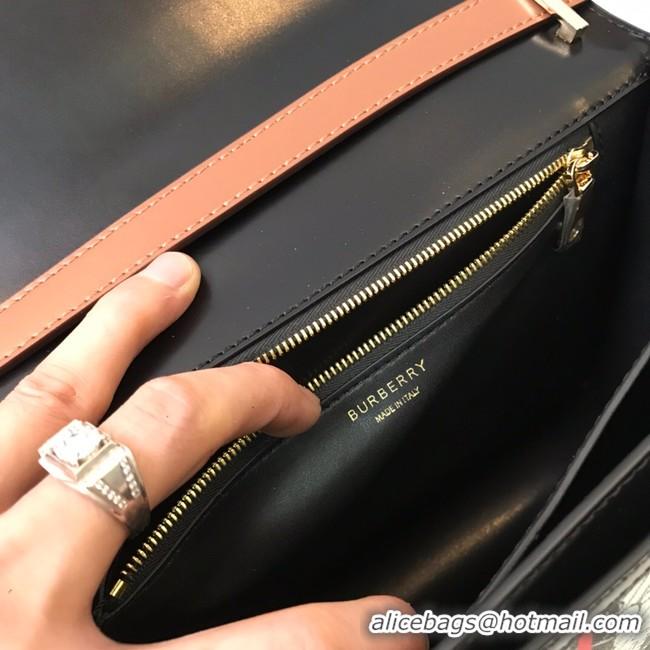 Good Quality BurBerry Leather Shoulder Bag 80194 black