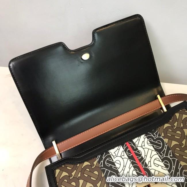 Good Quality BurBerry Leather Shoulder Bag 80194 black