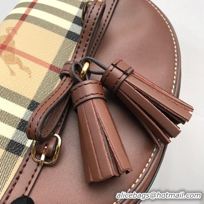 Shop Cheap BurBerry Leather Shoulder Bag 82665 brown