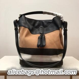 Grade BurBerry Leather Shoulder Bag 3982 Black