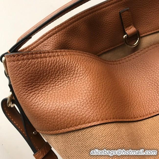 Discount BurBerry Leather Shoulder Bag 3982 brown