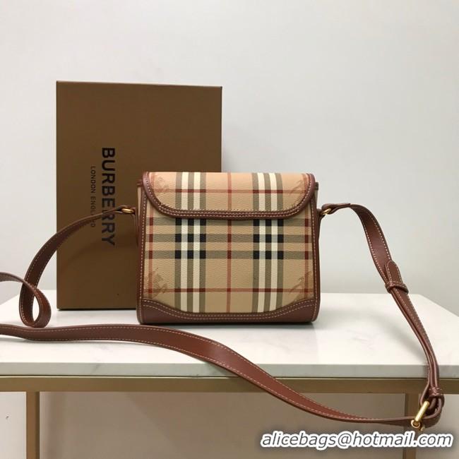 Practical BurBerry Leather Shoulder Bag 20203 brown