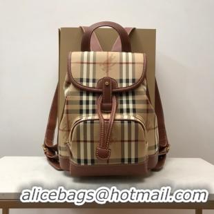 Best Quality Burberry Backpack Fabric 80111 brown