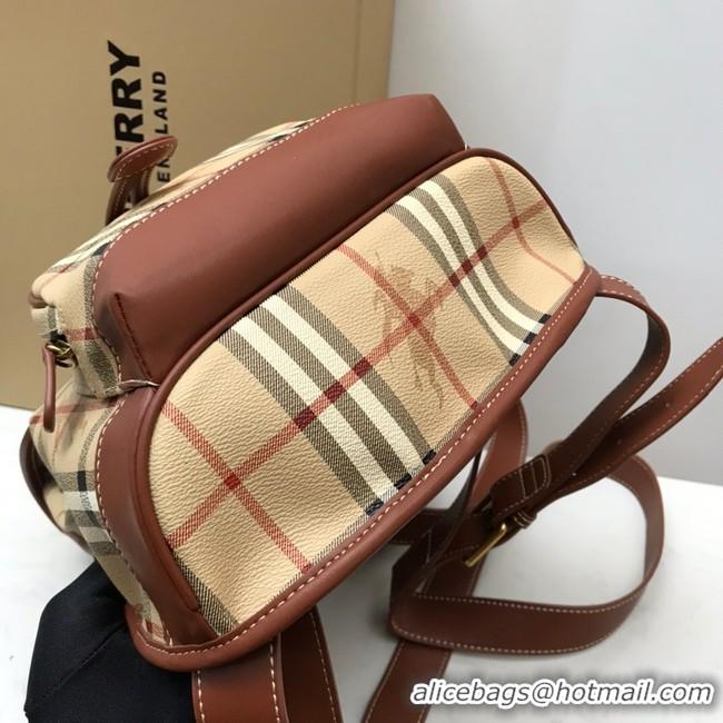 Best Quality Burberry Backpack Fabric 80111 brown