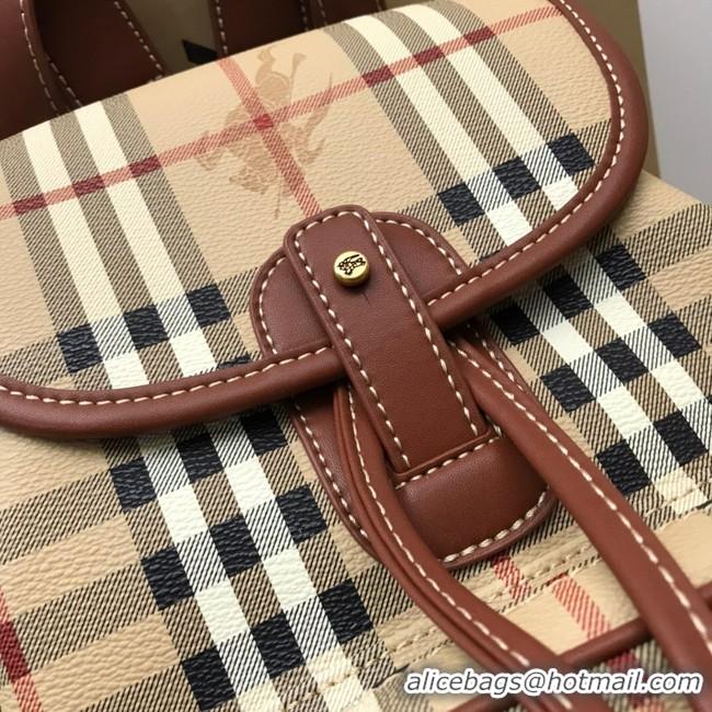 Best Quality Burberry Backpack Fabric 80111 brown