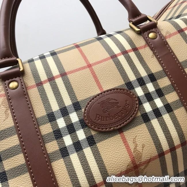 Luxury Classic BurBerry Travelling bag 80115 brown