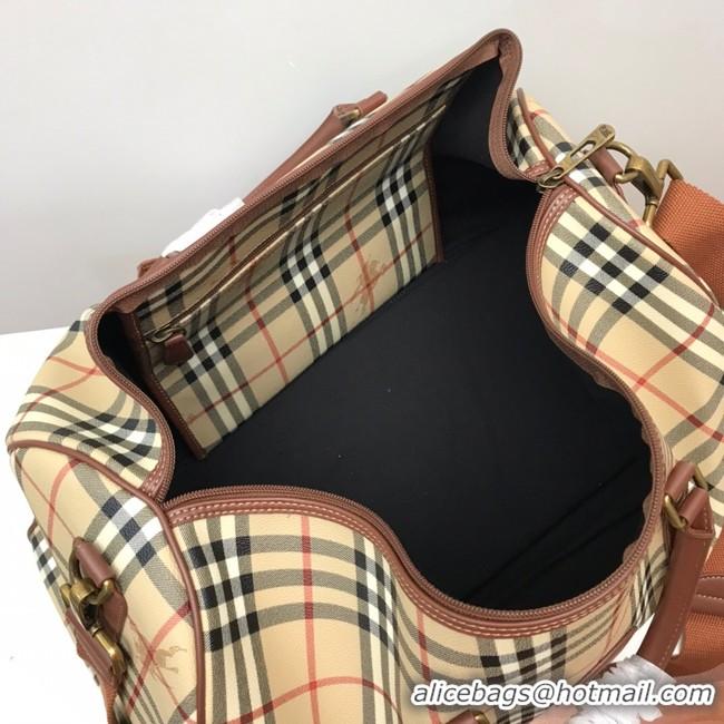 Luxury Classic BurBerry Travelling bag 80115 brown