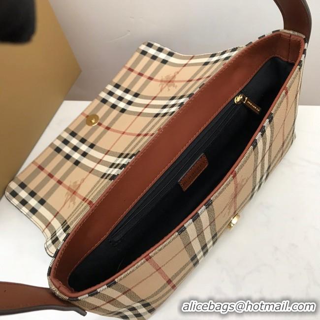 Luxury BurBerry Leather Shoulder Bag 80118 brown