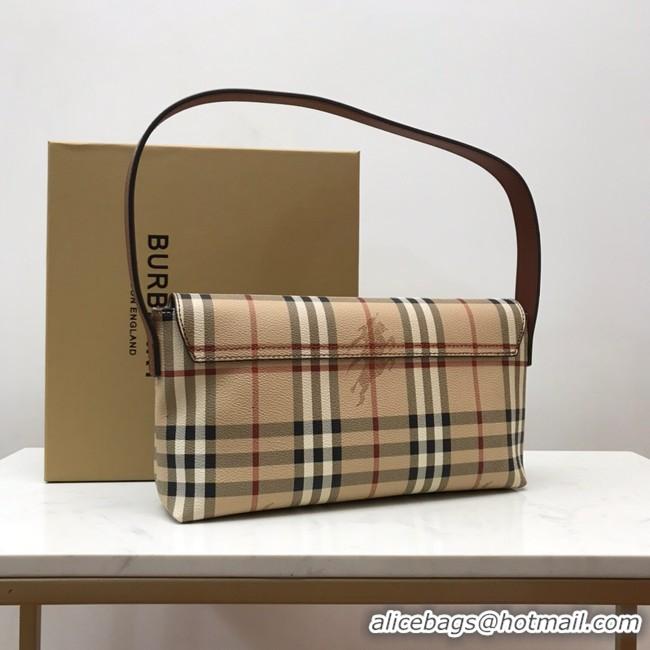 Luxury BurBerry Leather Shoulder Bag 80118 brown