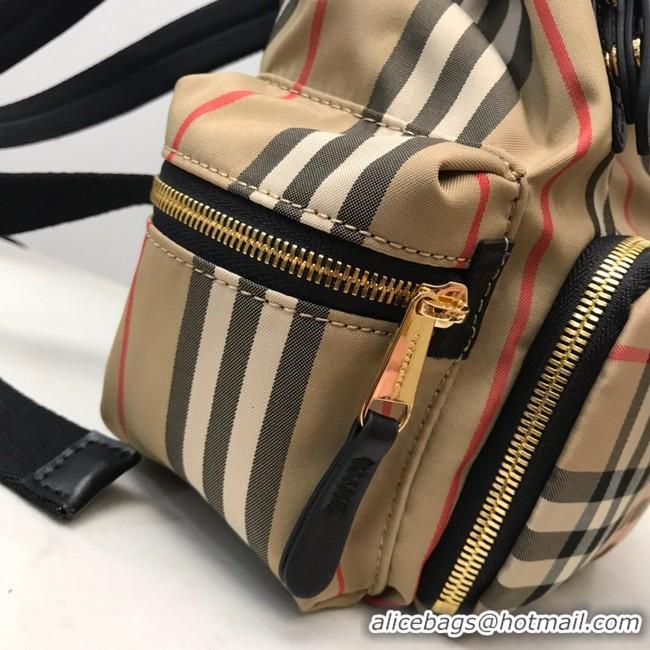 New Style Burberry Backpack Fabric 80154 brown