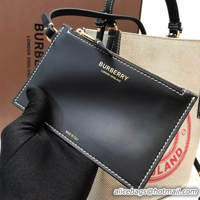 Top Design BurBerry Leather Shoulder Bag 80268 black