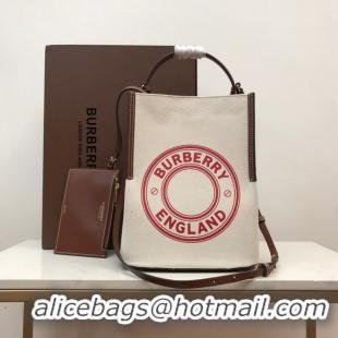 Fashion BurBerry Leather Shoulder Bag 80268 brown