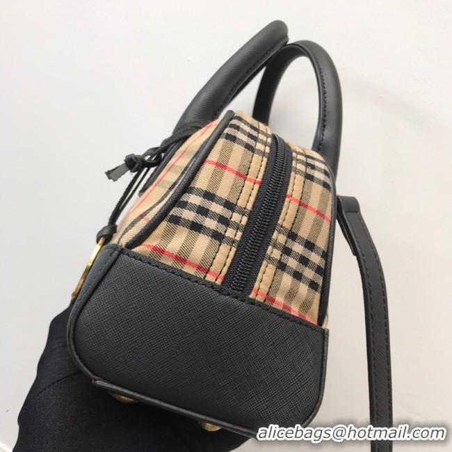 Charming BurBerry Leather Shoulder Bag 90111 black