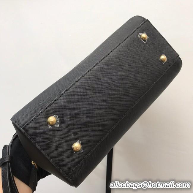 Charming BurBerry Leather Shoulder Bag 90111 black