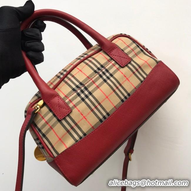 Luxury BurBerry Leather Shoulder Bag 90111 red