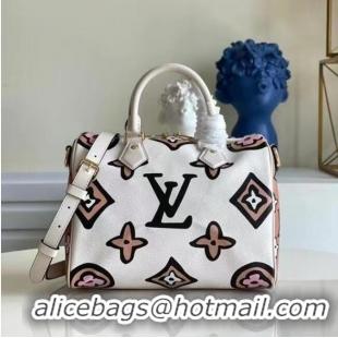 Super Quality Louis Vuitton SPEEDY BANDOULIERE 25 M45828 Cream