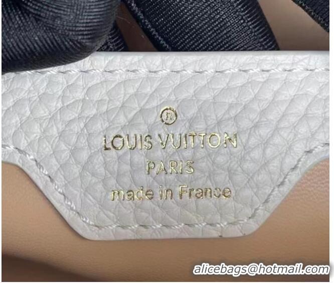 Luxury Cheap Louis Vuitton CAPUCINES PM M48865 White