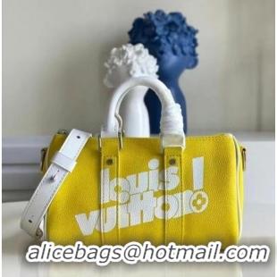 Grade Cheapest Louis Vuitton KEEPALL XS M80842 Yellow