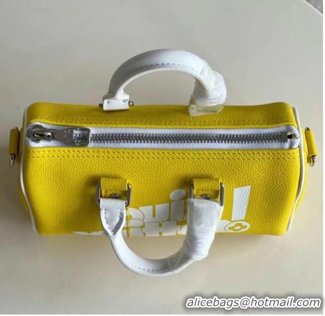 Grade Cheapest Louis Vuitton KEEPALL XS M80842 Yellow