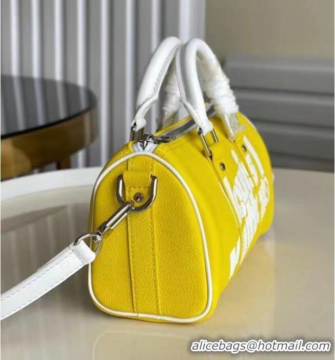 Grade Cheapest Louis Vuitton KEEPALL XS M80842 Yellow