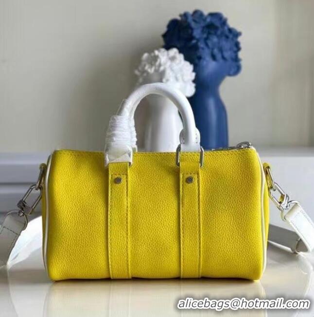 Grade Cheapest Louis Vuitton KEEPALL XS M80842 Yellow