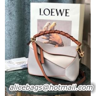 Shop Promotional Loewe Puzzle Bag Original Leather 061836 Cream