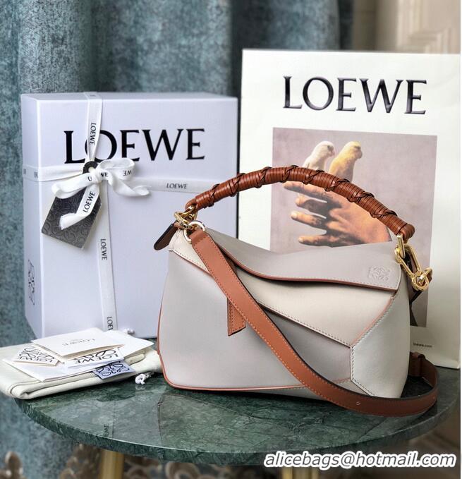 Shop Promotional Loewe Puzzle Bag Original Leather 061836 Cream