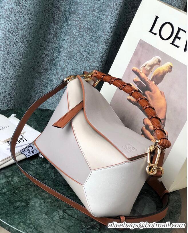 Shop Promotional Loewe Puzzle Bag Original Leather 061836 Cream