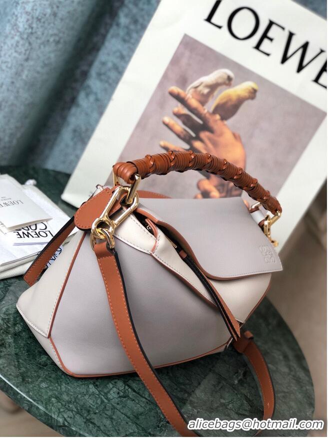 Shop Promotional Loewe Puzzle Bag Original Leather 061836 Cream