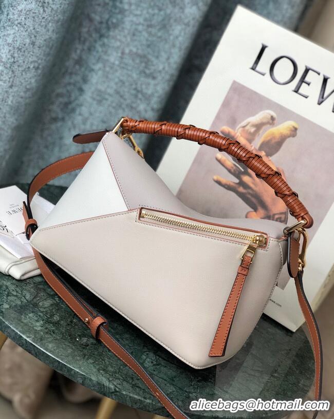 Shop Promotional Loewe Puzzle Bag Original Leather 061836 Cream