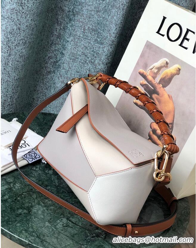 Shop Promotional Loewe Puzzle Bag Original Leather 061836 Cream