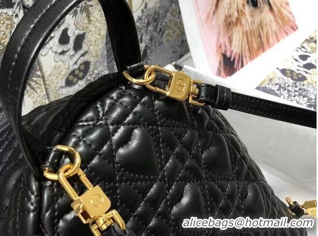 Well Crafted MINI DIOR BACKPACK Cannage Lambskin M9222 black