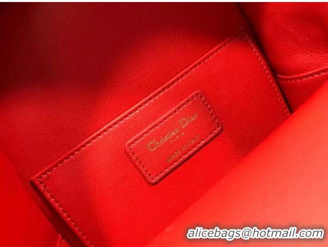 Grade Quality MINI DIOR BACKPACK Cannage Lambskin M9222 Red