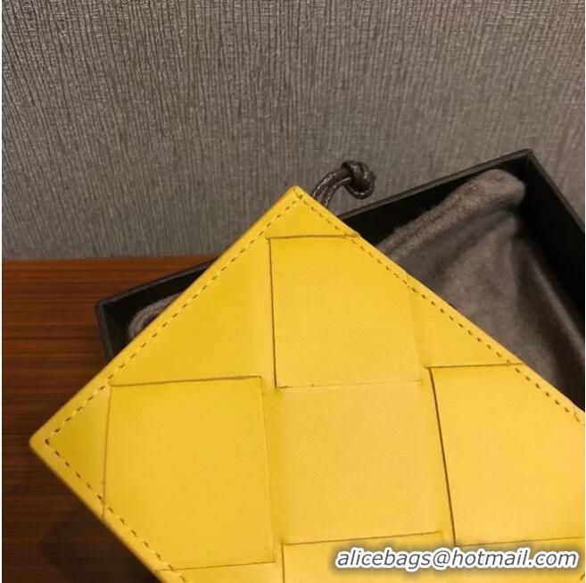 Good Product Bottega Veneta Card Holder 133993 yellow