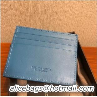 Top Grade Bottega Veneta Card Holder 133993 blue