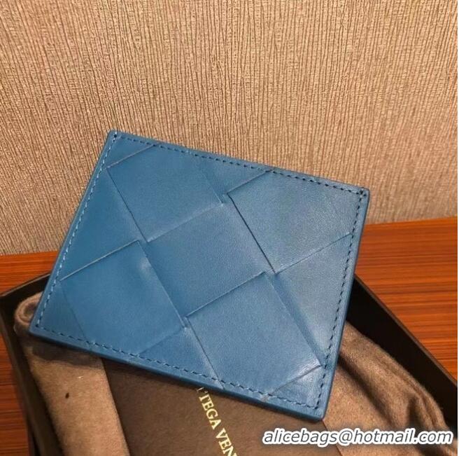 Top Grade Bottega Veneta Card Holder 133993 blue