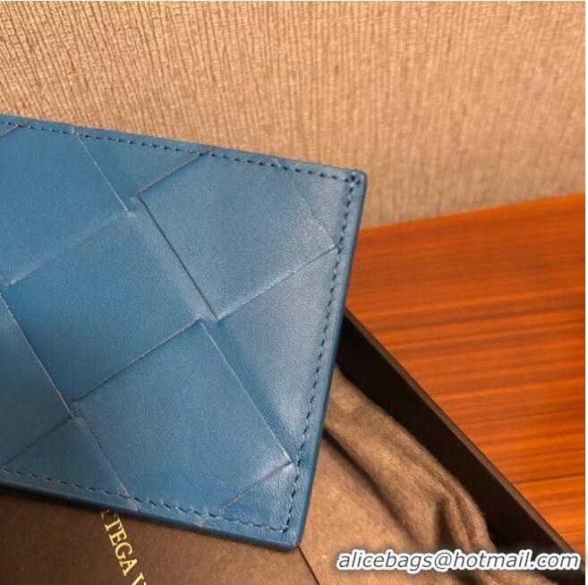 Top Grade Bottega Veneta Card Holder 133993 blue