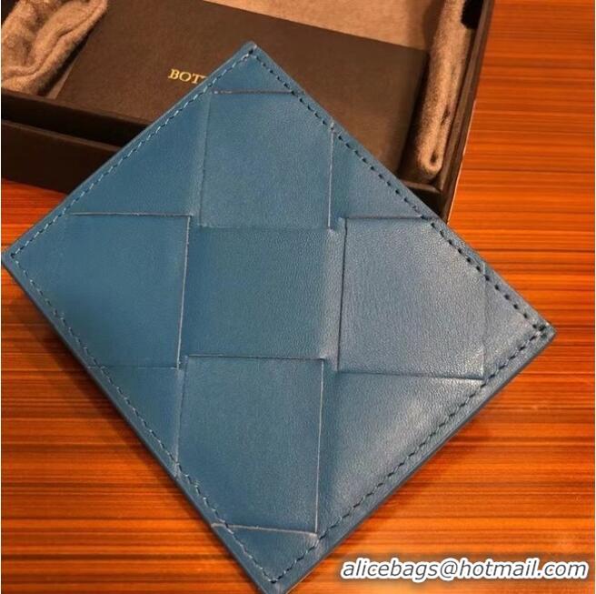 Top Grade Bottega Veneta Card Holder 133993 blue