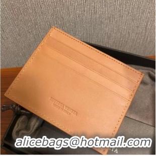 Famous Brand Bottega Veneta Card Holder 133993 apricot