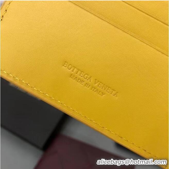 Famous Brand Bottega Veneta Card Holder 133993 apricot