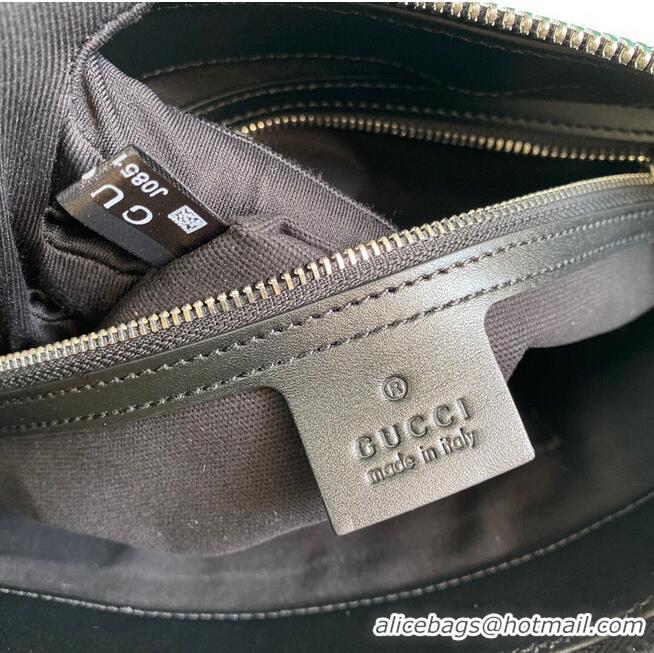 Well Crafted Gucci Canvas Messenger Bag 474137 black