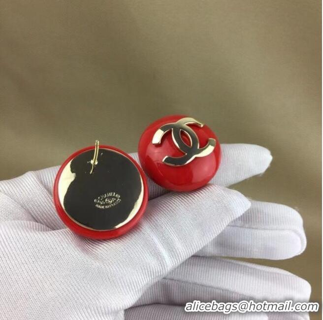 Good Looking Discount Chanel Earrings CE6701 Red