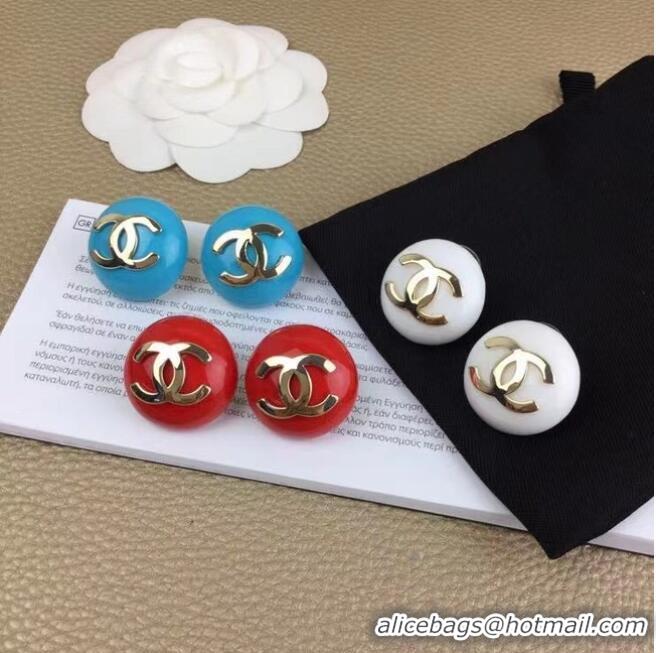 Good Looking Discount Chanel Earrings CE6701 Red