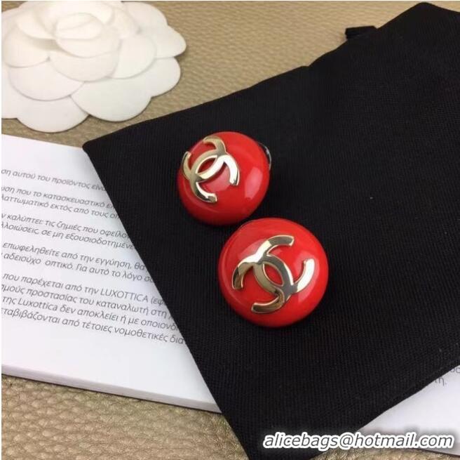 Good Looking Discount Chanel Earrings CE6701 Red