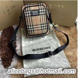 Well Crafted BurBerry Shoulder Bag 8045 brown