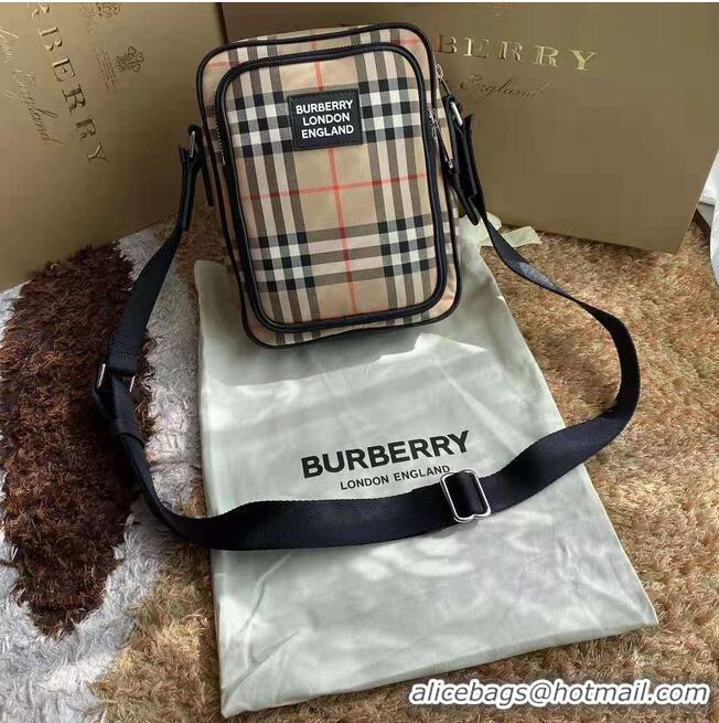 Well Crafted BurBerry Shoulder Bag 8045 brown