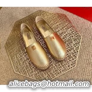 Good Product Valentino Roman Stud Espadrilles 022610 Gold 